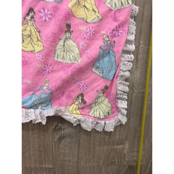 Vintage 90s Disney Princes Pink Fleece Throw Blanket For Toddler 50 x 40 - Picture 3 of 14